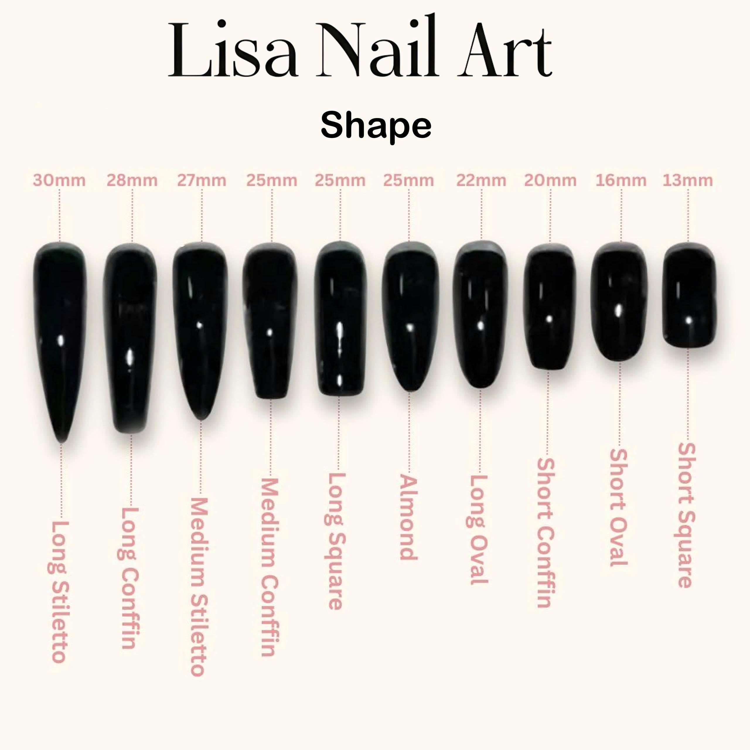 3D Ramen Noodle Press-On Nails - Ramen Noodle 3D Press On Nails
