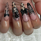 Vintage Halloween Leopard Press On Nails | Gothic Pumpkin & Spider Web Nail Art | Handmade Halloween Nail Set | Gothic Nail Set | OB180HC