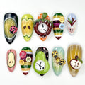 3D Fruit & Bug Gel Press-On Nails