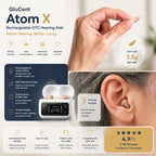 🔥 Final 3 Hours : Only Limited Stock Left🏆GluCent Atom XSmart Hearing Aids -Hear Clearly,💓 FeelConfident Again(Mayo ClinicRecommended)