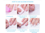 3D Bubble Chrome Press-On Nails