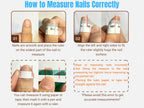 3D Rose & Lace Bridal Press-On Nails