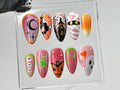 Custom Halloween Press On Nails | Witch and Spiderweb Nail Art | Spooky Gothic Press On Nails | Halloween Theme Y2K Nails |Press Ons| OB594T