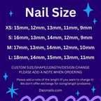Handmade 3D Silver Star Butterfly Ombre Press on Nails - Simple Pink Design G48