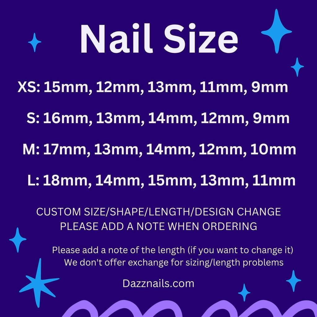 Handmade 3D Orange & Blue Fruit Lovers Press On Nails Z87