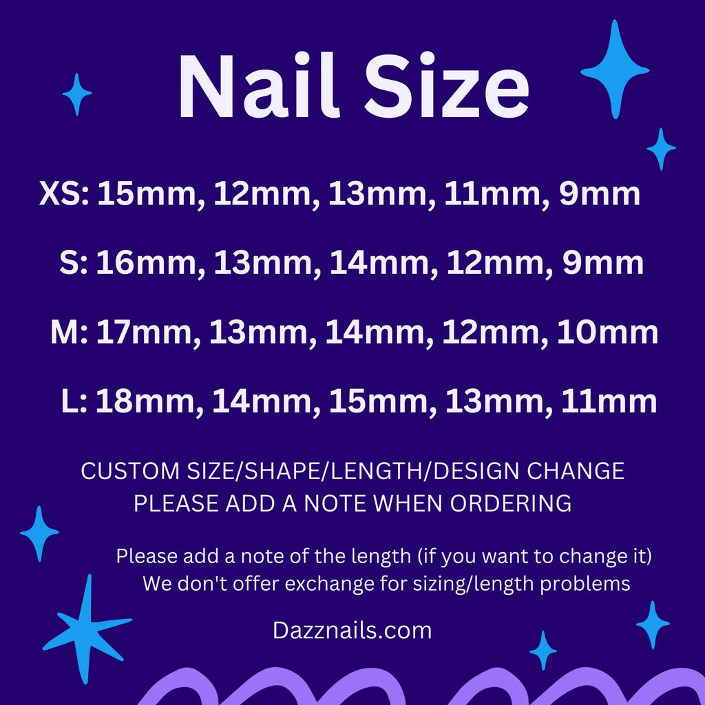 Glitter Dream Handmade Press on Nails - Luxury Reusable Fingernails Z14